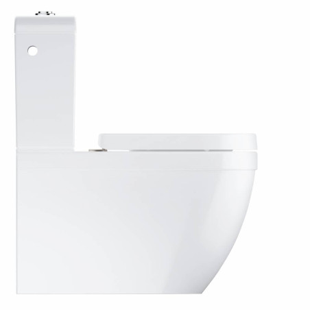 Устанавливаемый унитаз GROHE Euro Ceramic Rimless (Triple Vortex) с мягким закрыванием крышки, нижнее подключение