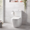 Устанавливаемый унитаз GROHE Euro Ceramic Rimless (Triple Vortex) с мягким закрыванием крышки, нижнее подключение