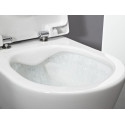 Built-in toilet frame LAUFEN 4 in 1, black-matt + wall-mounted toilet LAUFEN Pro Rimless with SLIM Slowclose seat