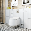 Умный подвесной унитаз GROHE Sensia Arena Rimless с функцией биде