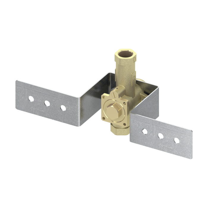 The urinal module is mounted into the masonry TECEbox U1, 9370021.