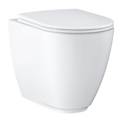 Introducing the GROHE Essence toilet with a slim slow-close seat.