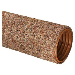 Drainage pipe with coconut fiber filter WAVIN 80 / 92 mm