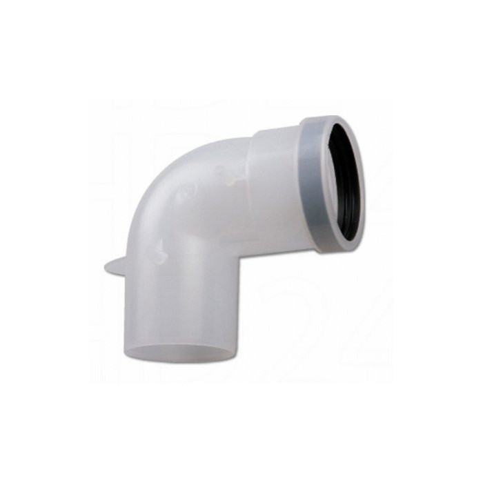 Kamino (pipe) elbow for exhaust gases JUNKERS Ø 80 mm L90°AZB619