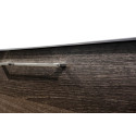 Lower cabinet with sink (2 drawers) KAMĖ Scandic 61 cm, black oak