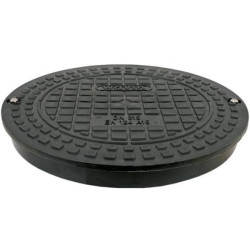 Plastic PP cover for corrugated well WAVIN 315 mm, 1.5 T