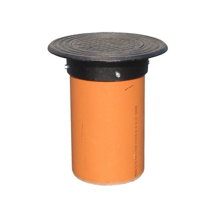 Manhole cover for the roadway, solid WAVIN 425 x 375 mm, housings