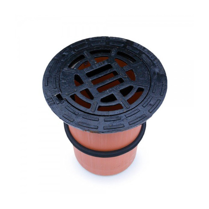 Manhole cover for roadway WAVIN 425 x 375 mm, housings