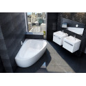 Acrylic asymmetrical double bathtub RAVAK LoveStory II