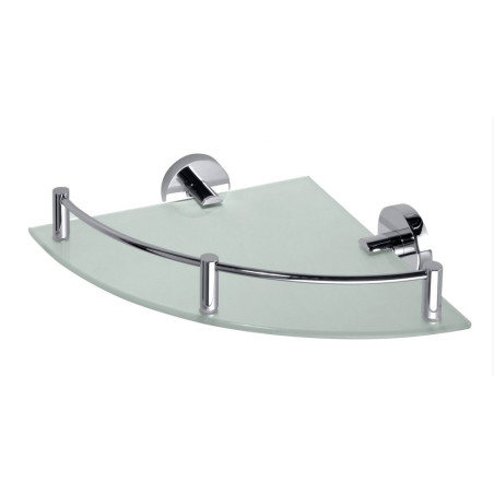 Corner glass shelf with edges BEMETA Omega
