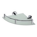 Corner glass shelf with edges BEMETA Omega