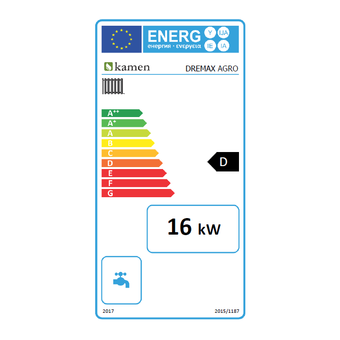 Küttesüsteem KAMEN Dremax 16 kW