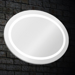 Зеркало с LED подсветкой BLU Leon Oval 85 x 65 см