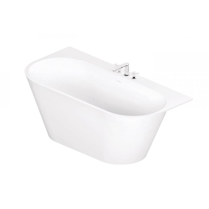PAA Deco Siena Silk stone mass bath, white, 810 x 1660 mm