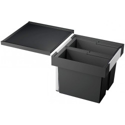Waste sorting system for 45 cm cabinet BLANCO FLEXON II 45/2, anthracite, 2 x 16 l