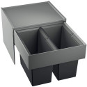 Waste sorting system for 50 cm cabinet BLANCO SELECT II 50/2, 2 x 19 l