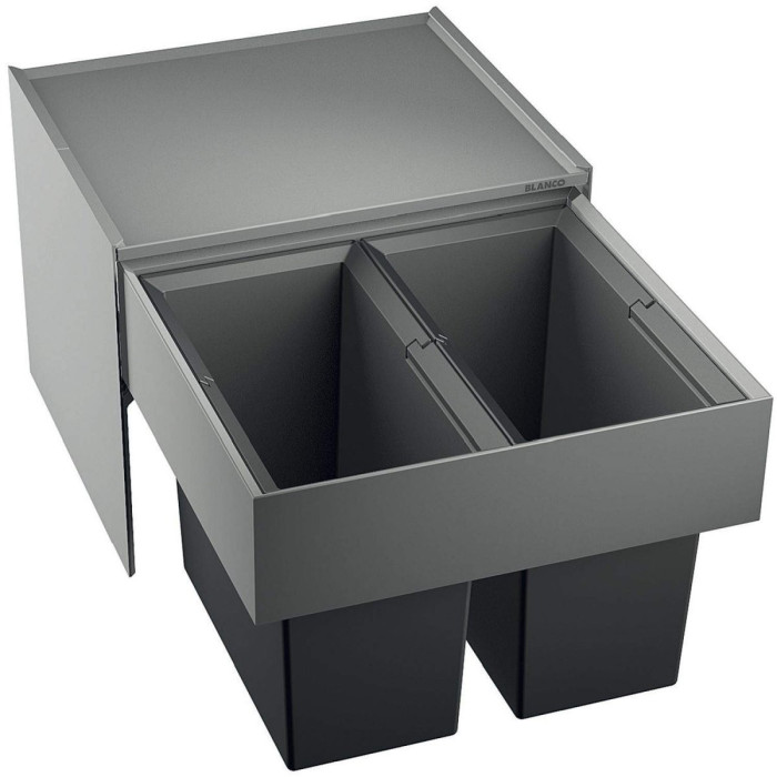 Waste sorting system for 50 cm cabinet BLANCO SELECT II 50/2, 2 x 19 l