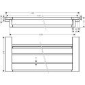 Lentynas lamedale HANSGROHE AddStoris 41751670, must-must