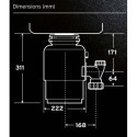 Food waste disposer ISE Evolution 150
