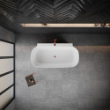 Building a wall-mounted stone mass bathtub VAYER Nova 2 1640 x 830