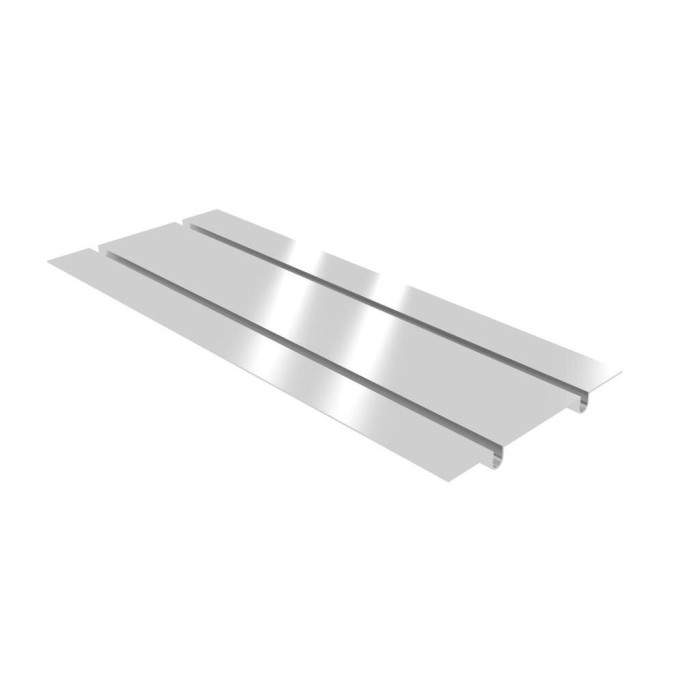 Alumiiniumplaat kahe sooniga MEPAfloor 16-17 mm (390-1000) / 0,40 mm