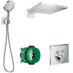 Potinkinis termostaatiline dušš 6 in 1 komplekt HANSGROHE Raindance E 300 1jet, 27952000