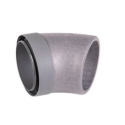 Isolated elbow with a fitting made of expanded polyethylene (EPE) FITT 160 / 45 degrees