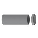 Isolated duct with a fitting made of blown polyethylene (EPE) FITT 125 mm L 1000