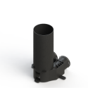Antistatic diffuser box for flexible FITT 75 mm duct with 2 rings