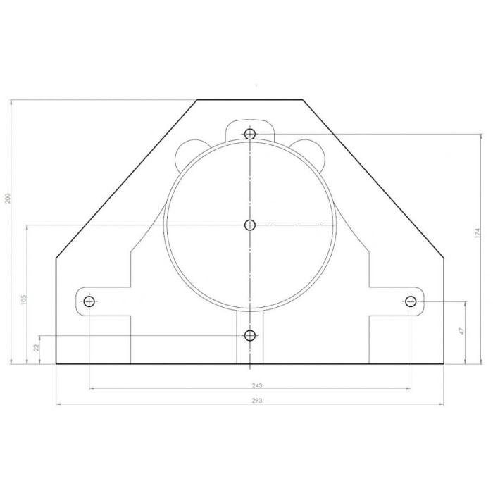 Antistatic diffuser box for flexible FITT 75 mm duct with 2 rings