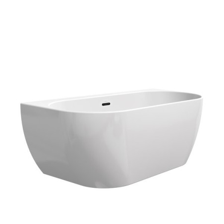 Acrylic Bathtub RAVAK FREEDOM W 1660 x 800 mm, with black siphon