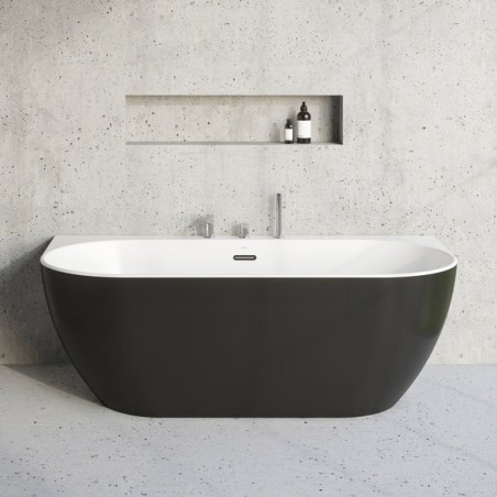 Akrüülvann RAVAK FREEDOM W 1660 x 800 mm, musta