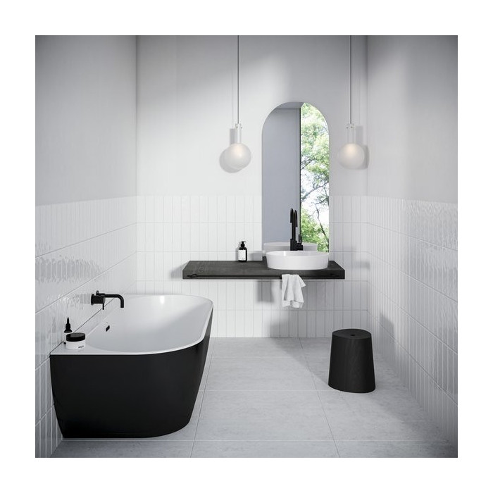 Acrylic bathtub RAVAK FREEDOM W 1660 x 800 mm, black