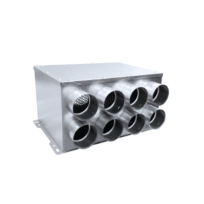 Collector for flexible duct FITT 75 mm (160), 8 rings