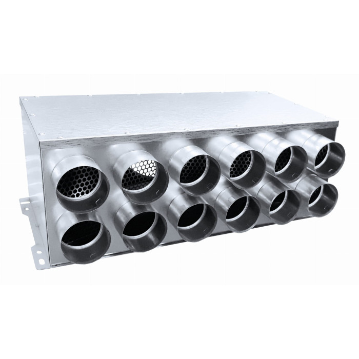 Collector for flexible duct FITT 75 mm (200), 12 rings