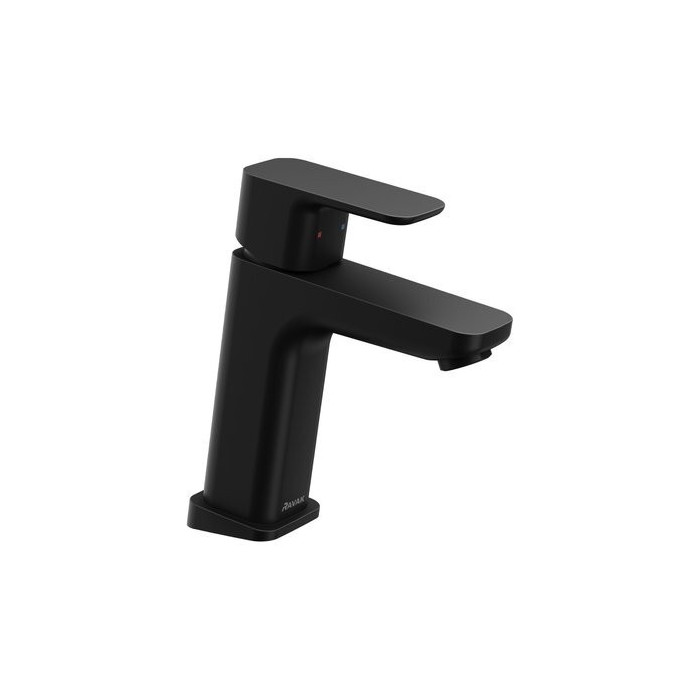 RAVAK 10° 90 mm Free black sink mixer without bottom valve