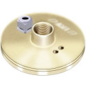 Aluminum well cover with thread D140 mm x 1"" inner.