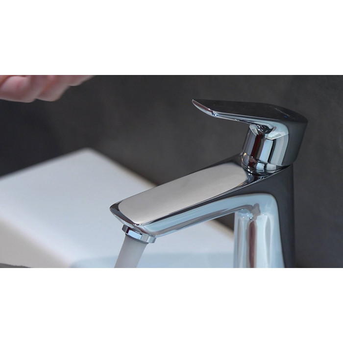 Смеситель для раковины с донным клапаном HANSGROHE Talis E CoolStart 110, 71713000