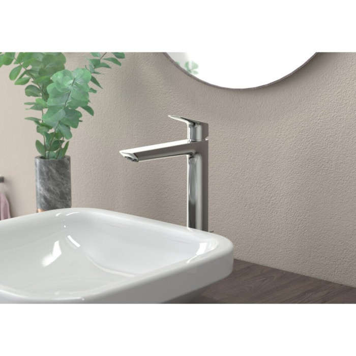 HANSGROHE Logis 240 mm sink mixer with pop-up waste, 71257000