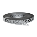 Perforated mounting tape 12 x 0.5 mm, (25 m)