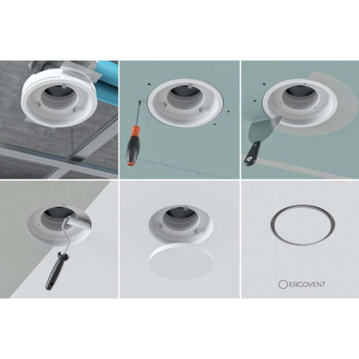 Priglaistuv difuzor ERGOVENT Rondo 160 mm