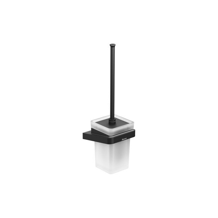 Holder with a container for toilet brush RAVAK 10° black