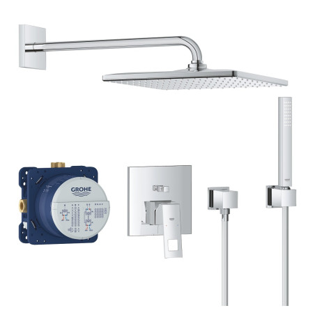 GROHE Eurocube Rainshower Mono Cube 310 shower system, chrome, 25238000