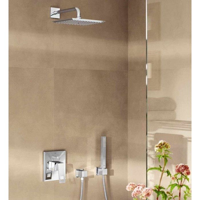 Potikend dušisüsteem GROHE Eurocube Rainshower Mono Cube 310, kroom, 25238000