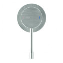 Pot-mounted shower system ALPI Blue black-matt