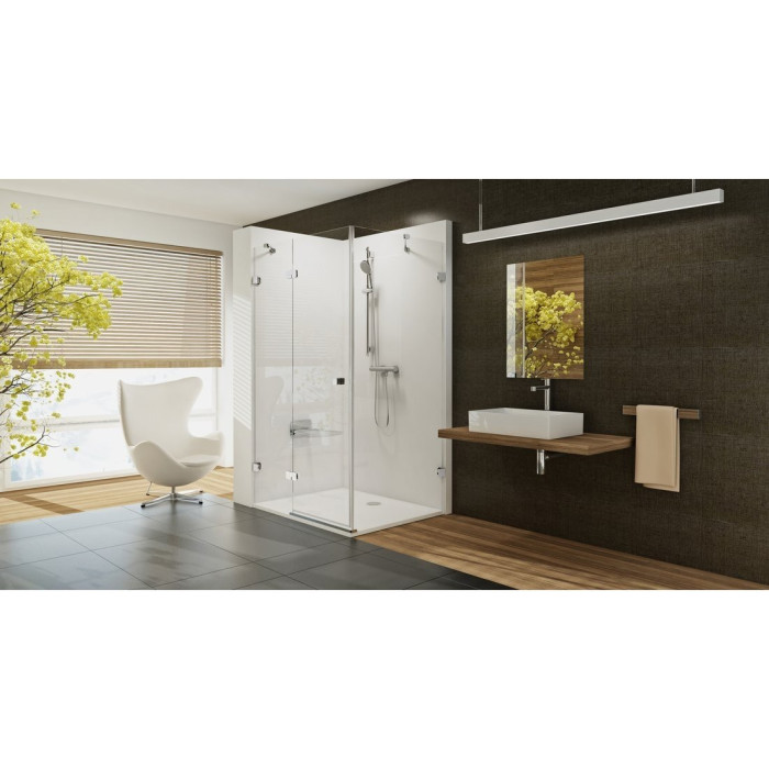Dušialusik RAVAK Gigant Pro Chrome 120 x 80, valge