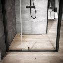 RAVAK Runway shower channel set 850 mm, black-matt