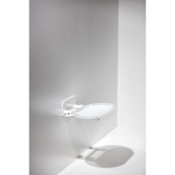 RAVAK Chrome seat transparent/white