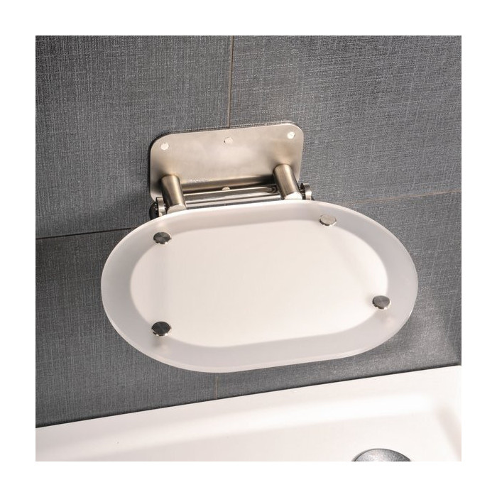 RAVAK Chrome clear/stainless steel seat