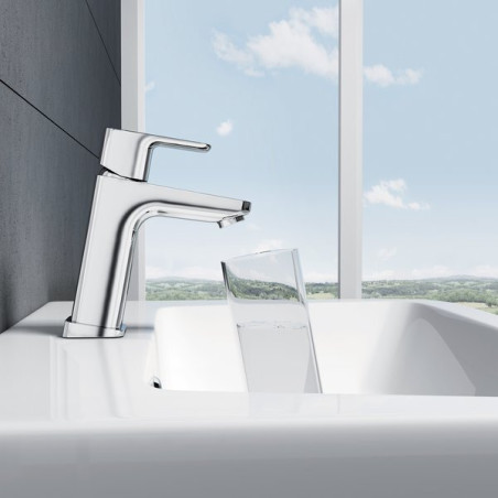 RAVAK 10° 90 mm Free sink mixer with bottom valve